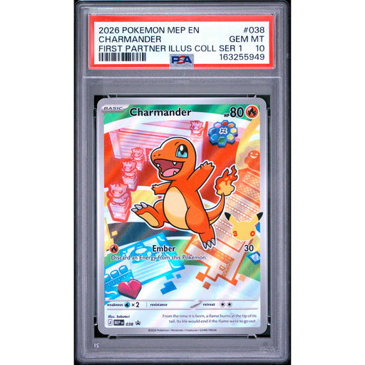 Pokémon TCG: Charmander #038 PSA 10-163255949