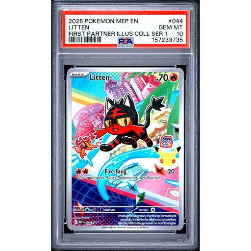 Pokémon TCG: Litten #044 PSA 10-157233735