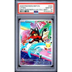 Pokémon TCG: Litten #044 PSA 10