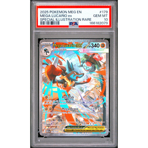 Pokémon TCG: Mega Lucario Ex #179 PSA 10-166182079