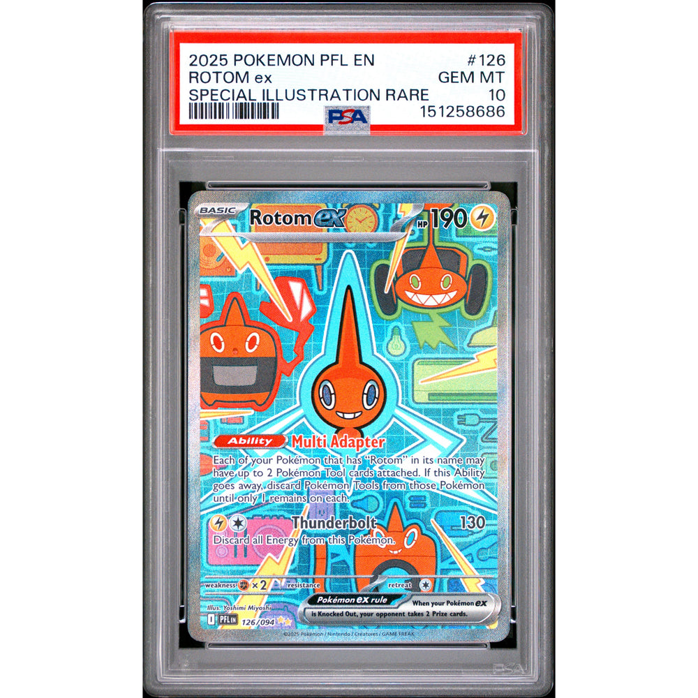 Pokémon TCG: Rotom Ex #126 PSA 10