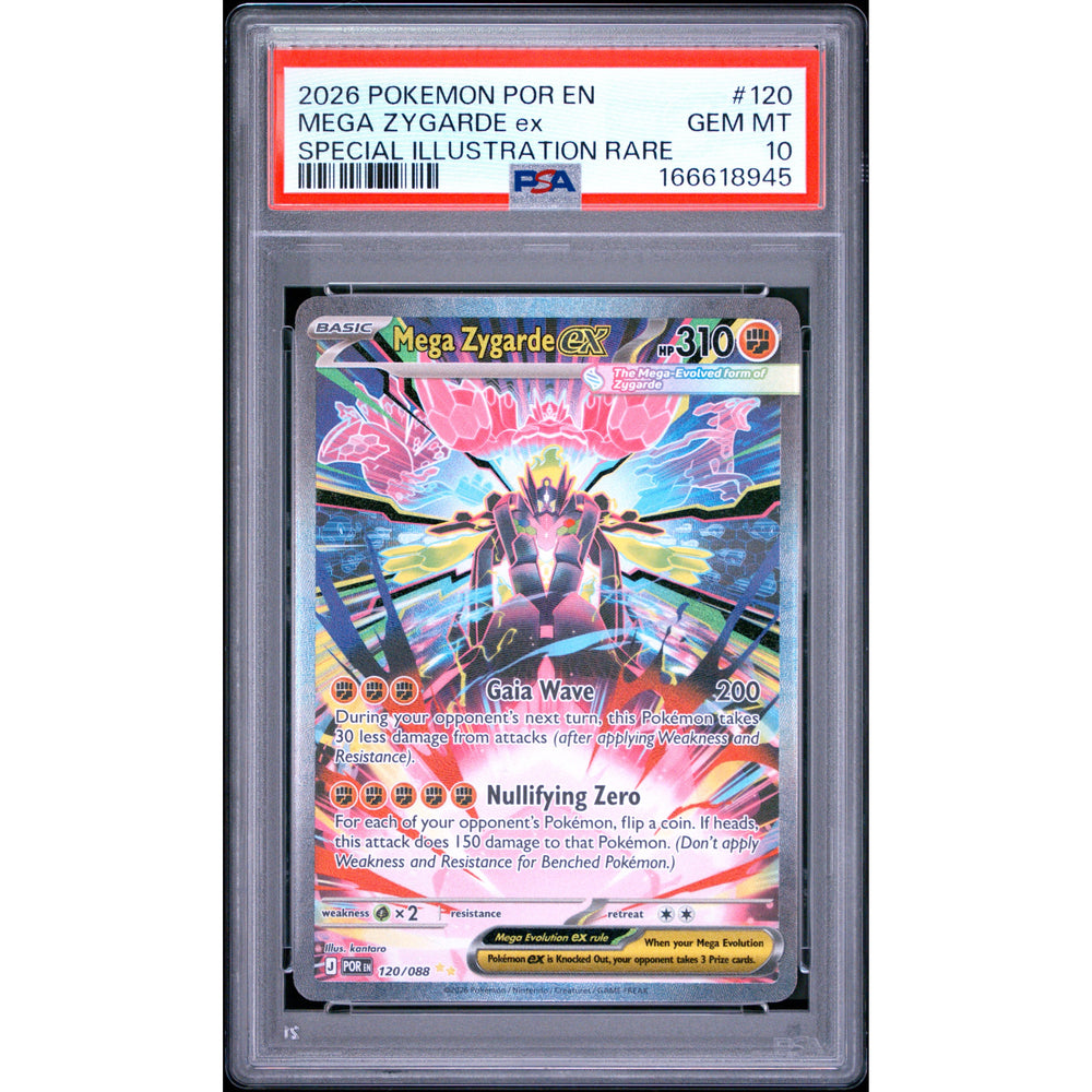 Pokémon TCG: Mega Zygarde Ex #120 PSA 10 - Perfect Order