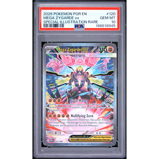 Pokémon TCG: Mega Zygarde Ex #120 PSA 10-166618945
