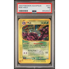 Pokémon TCG: Muk Holo #H17 PSA 7 - Aquapolis