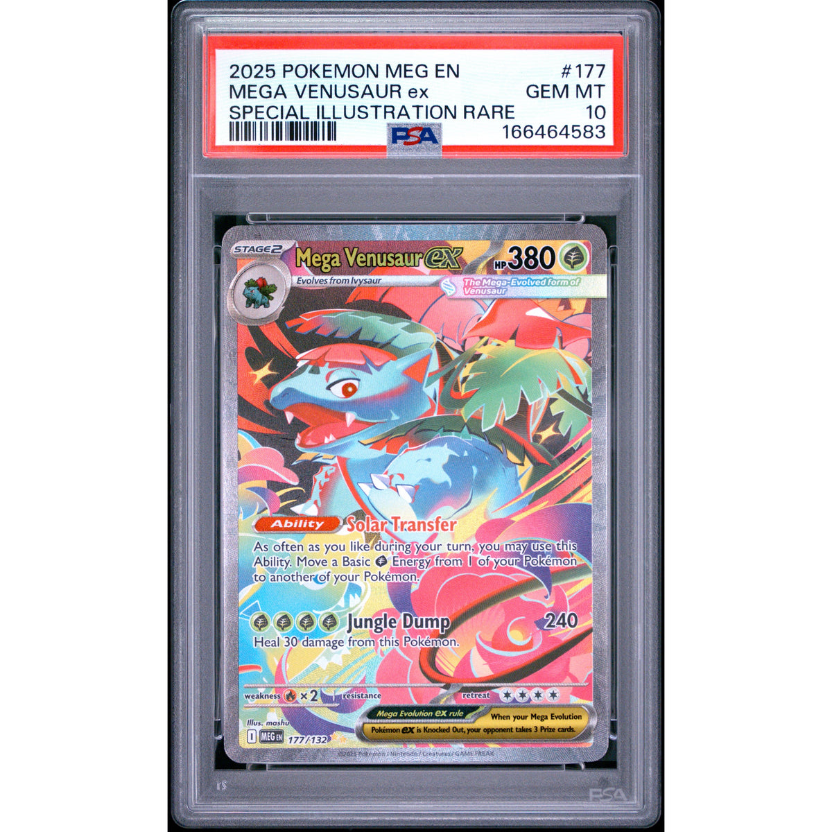Pokémon TCG: Mega Venusaur Ex #177 PSA 10-166464583