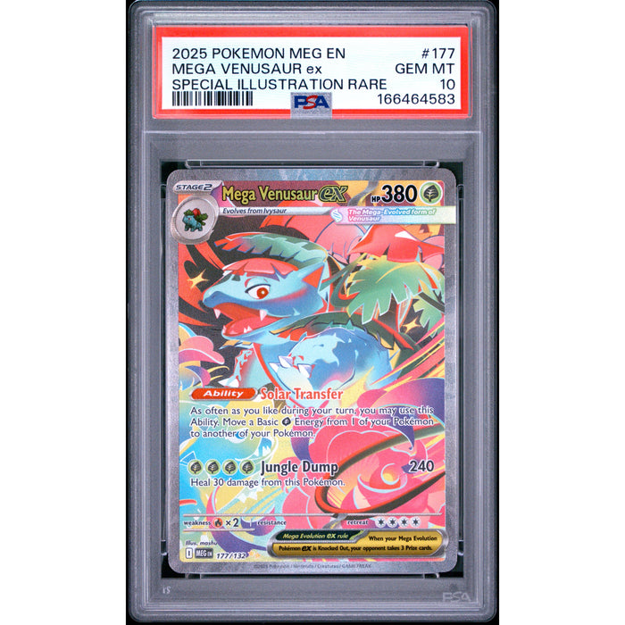 Pokémon TCG: Mega Venusaur Ex #177 PSA 10-166464583
