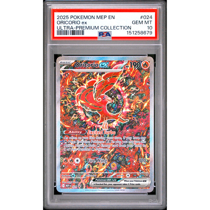 Pokémon TCG: Oricorio Ex #024 PSA 10-151258679