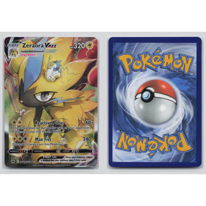 Pokémon TCG, Zeraora VMAX (Crown Zenith #GG42)