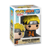 Funko POP! Naruto Uzumaki - #727 by Funko features the iconic character from Naruto Shippuden, showcasing his yellow spiky hair, orange outfit, and a headband with a leaf symbol. The vinyl figure comes packaged in a display box.