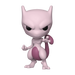 A Funko POP! Pokemon: Mewtwo - #581 vinyl figure by Funko, featuring Mewtwo, the light purple Pokémon with a long tail, large eyes, and three fingers on each hand, posed dynamically with one arm reaching forward.