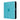 A light blue Gemloader: Premium Samlekortmappe [480 pockets 3X4] with zip and bold GEMLOADER logo, standing upright on a white background; ideal as en samlekort mappe or 12-lommers kortmappe.