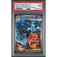 Pokémon TCG: Mega Charizard X Ex #125 PSA 9 - Phantasmal Flames