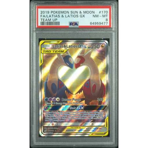 Pokémon TCG: Latias & Latios Gx #170 PSA 8 - Team Up-64959477