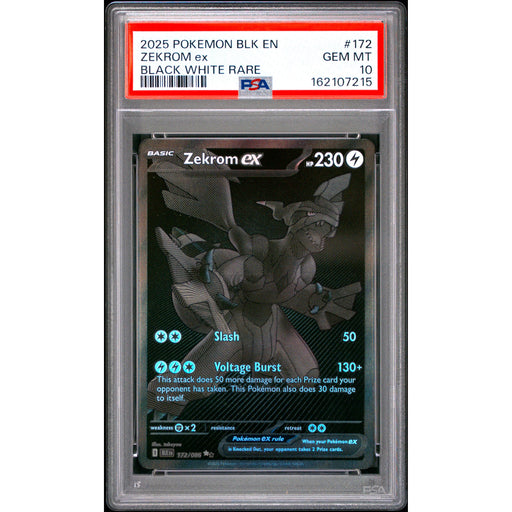 Pokémon TCG: Zekrom Ex #172 PSA 10-162107215