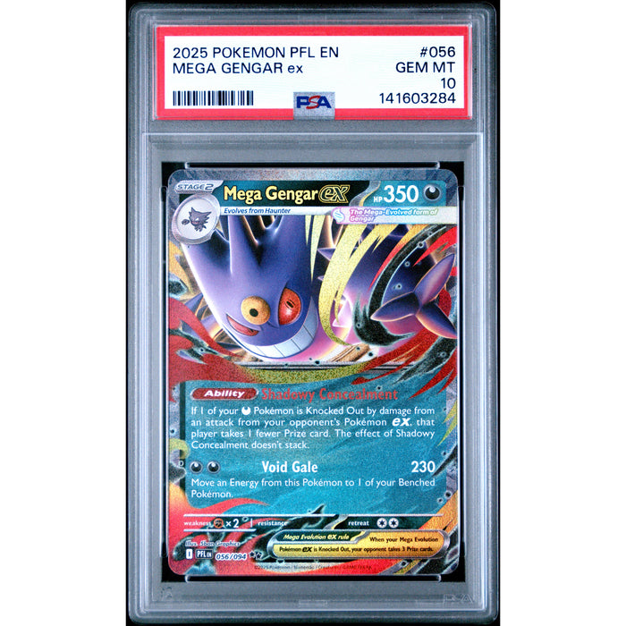 Pokémon TCG: Mega Gengar Ex #056 PSA 10-141603284