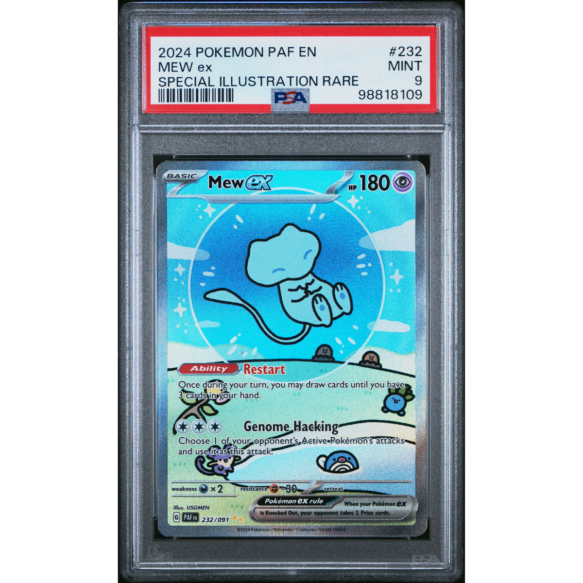 Pokémon TCG: Mew Ex #232 PSA 9-98818109