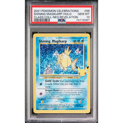 Pokémon TCG: Shining Magikarp #66 PSA 10 Holo - Celebrations