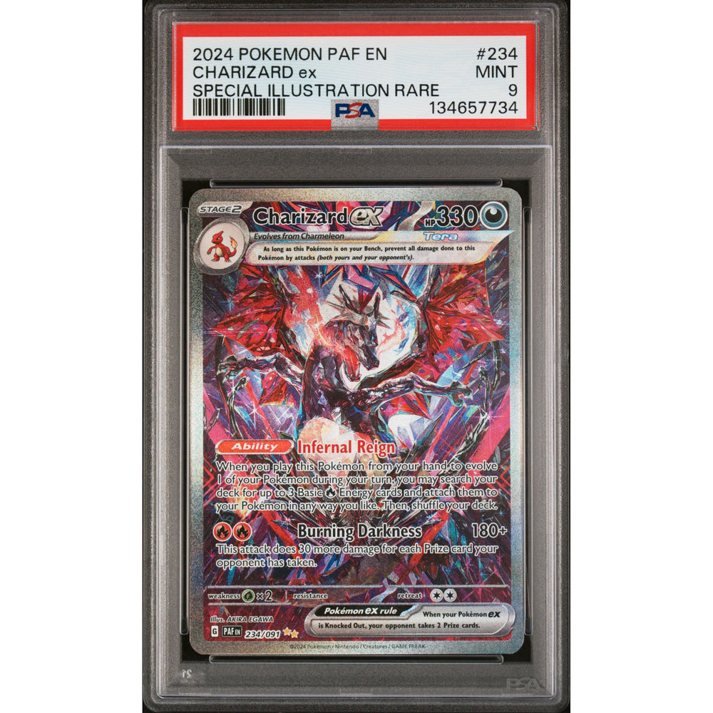 Pokémon TCG: Charizard Ex #234 PSA 9 - Paldean Fates