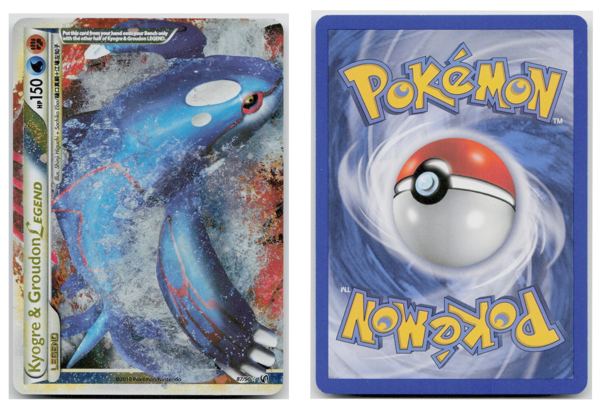 Pokémon TCG, Kyogre & Groudon LEGEND (HS—Undaunted #87)