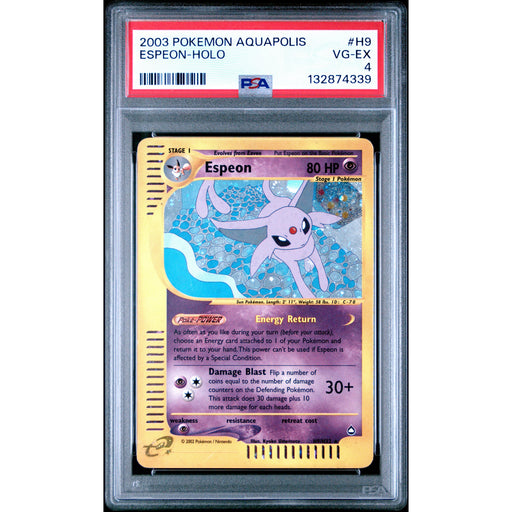 Pokémon TCG: Espeon H9 PSA 4 Holo - Aquapolis-132874339