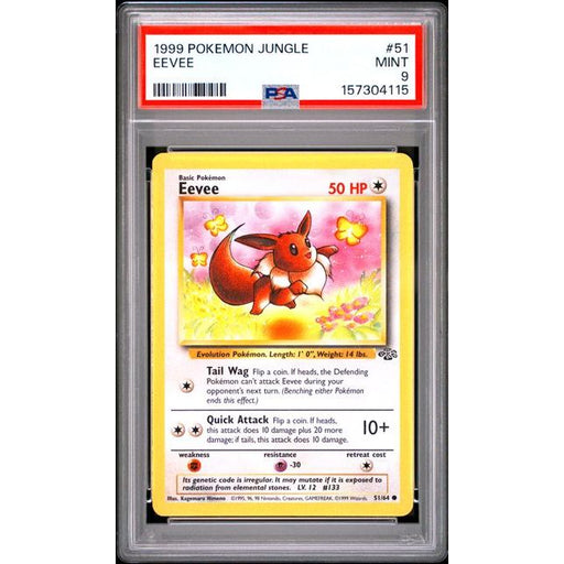 Pokémon TCG: Eevee #51 PSA 9-157304115