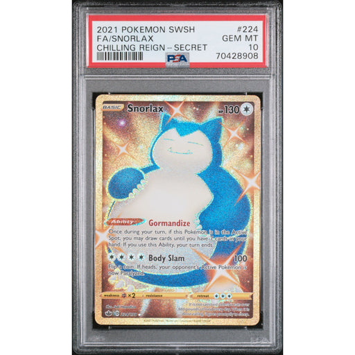 Pokémon TCG: Snorlax #224 PSA 10-70428908