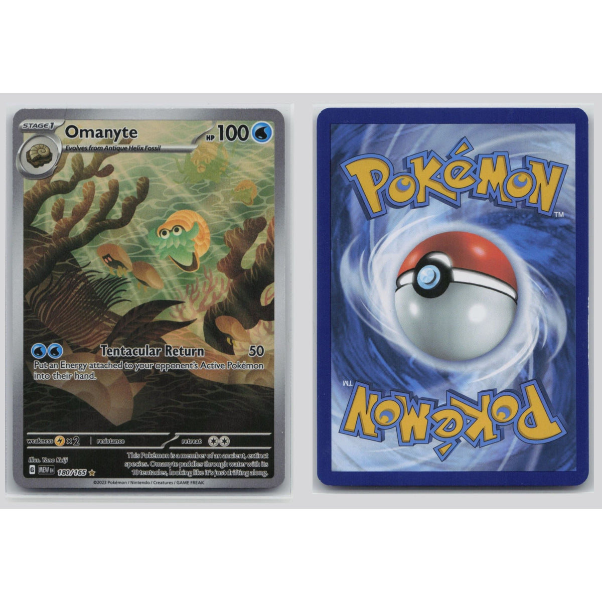 Pokémon TCG, Omanyte (Scarlet & Violet—151 #180)