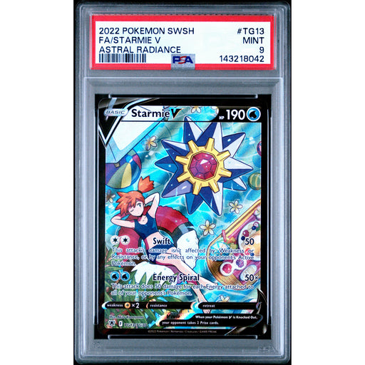 Pokémon TCG: Starmie V TG13 PSA 9 - Astral Radiance-143218042