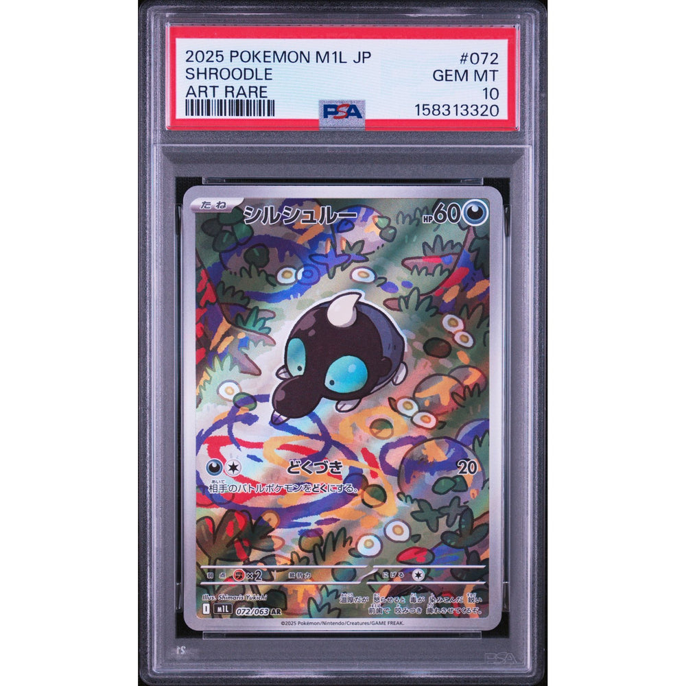 Pokémon TCG: Shroodle #072 PSA 10 - Japanese