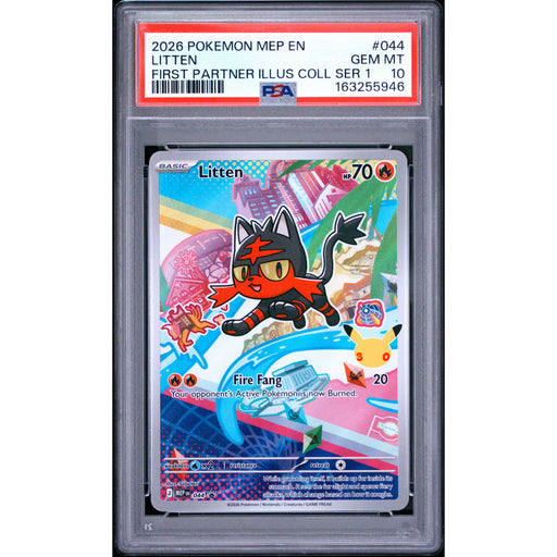 Pokémon TCG: Litten #044 PSA 10-163255946