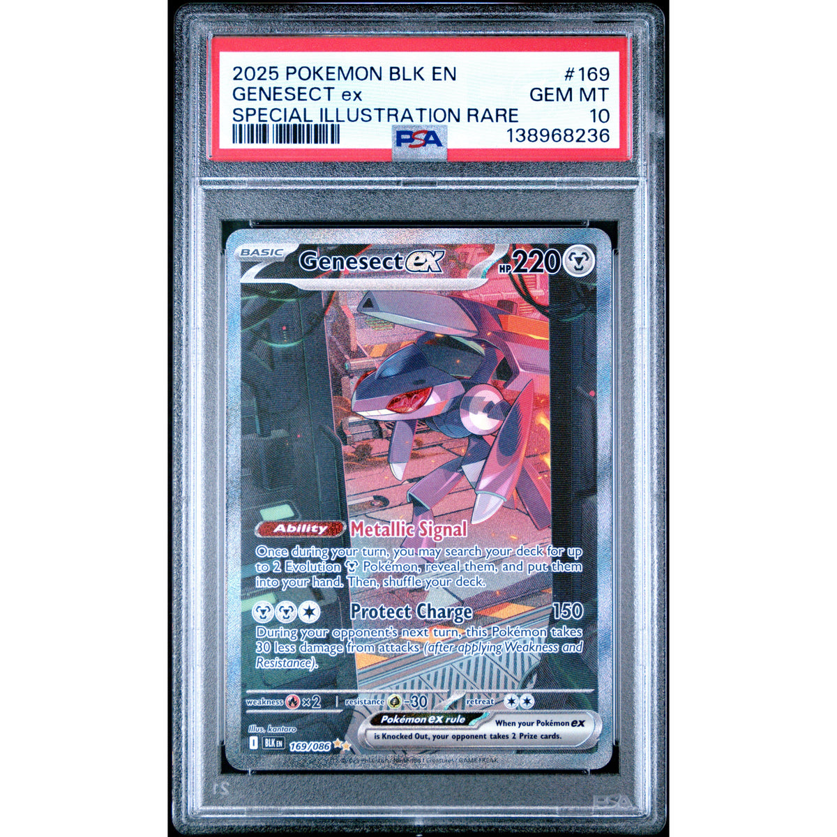 Pokémon TCG: Genesect Ex #169 PSA 10-138968236