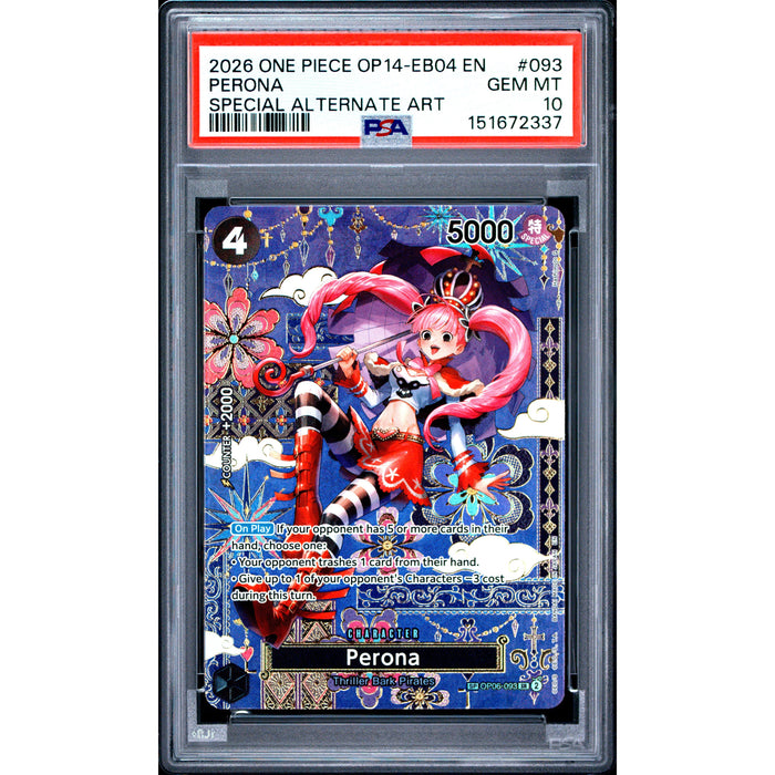One Piece TCG: Perona #093 PSA 10-151672337