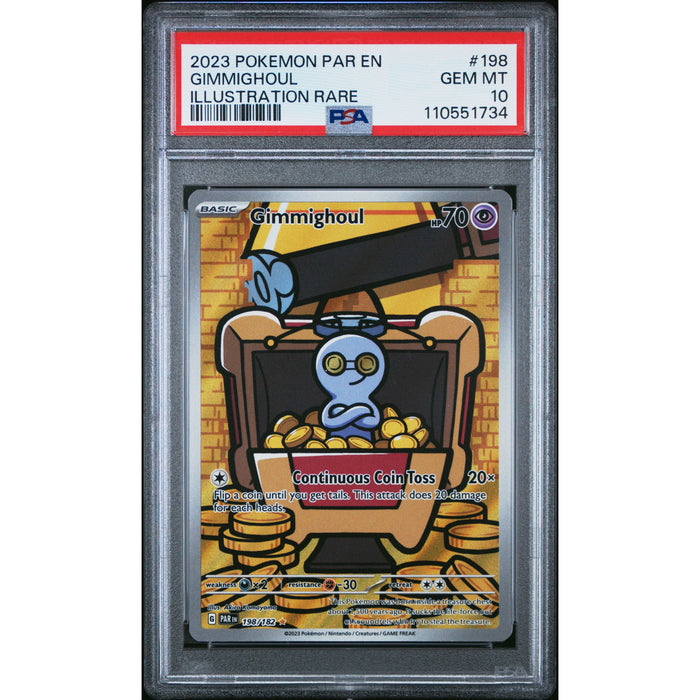 Pokémon TCG: Gimmighoul #198 PSA 10-110551734