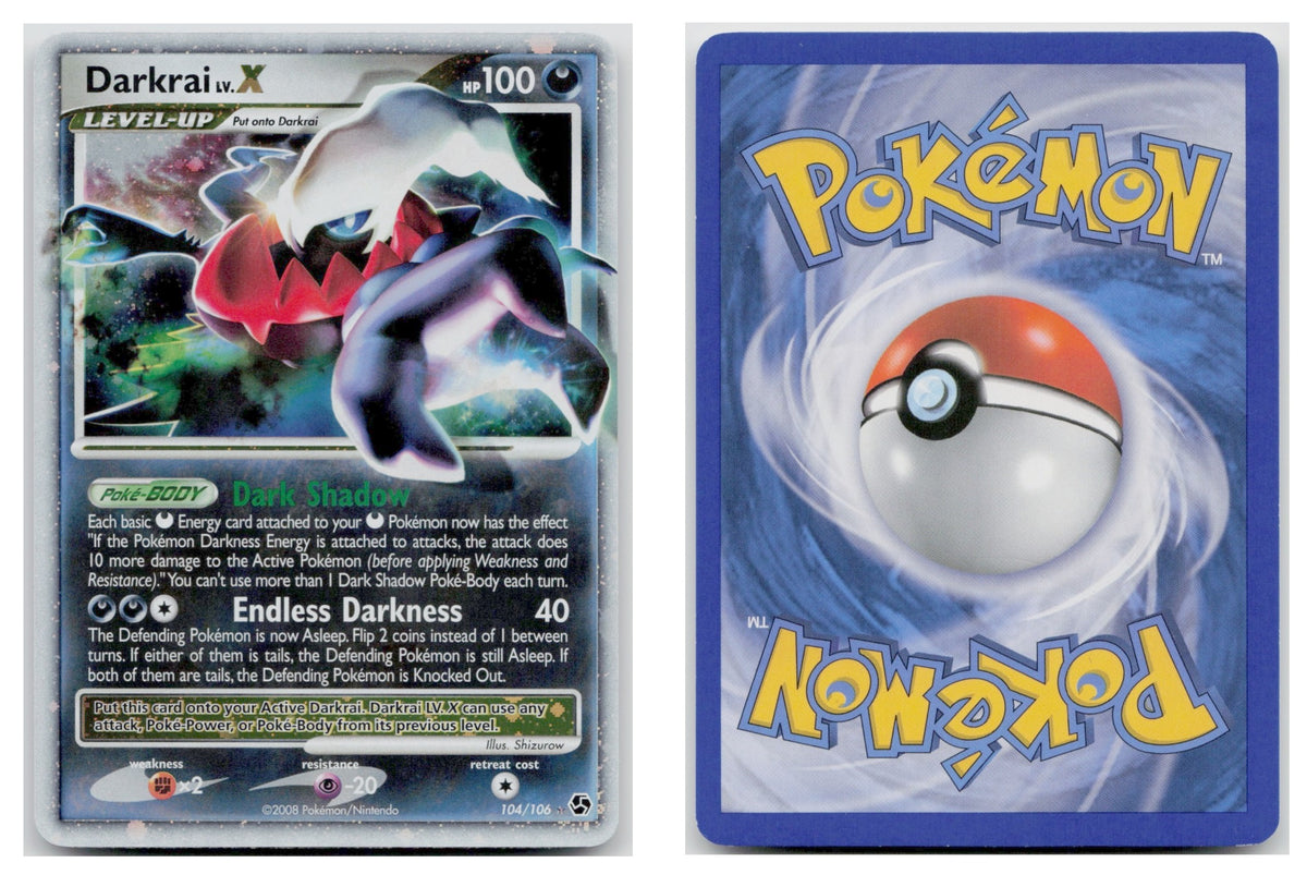 Pokémon TCG, Darkrai LV.X (Gym Challenge #104)