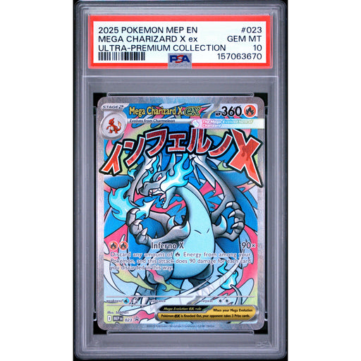 Pokémon TCG: Mega Charizard X Ex #023 PSA 10-157063670