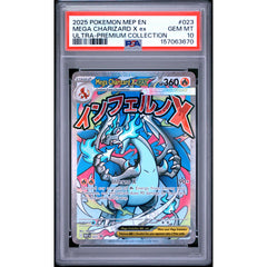 Pokémon TCG: Mega Charizard X Ex #023 PSA 10 - Mega Evolution Promo