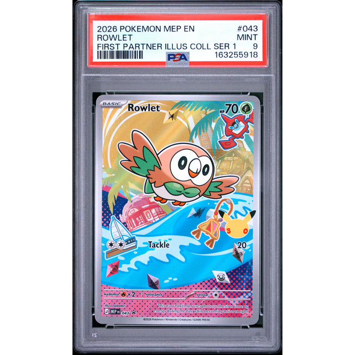 Pokémon TCG: Rowlet #043 PSA 9-163255918