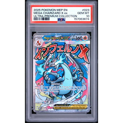 Pokémon TCG: Mega Charizard X Ex #023 PSA 10-157063674