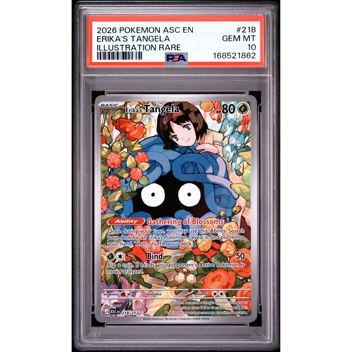 Pokémon TCG: Erika's Tangela #218 PSA 10-168521862