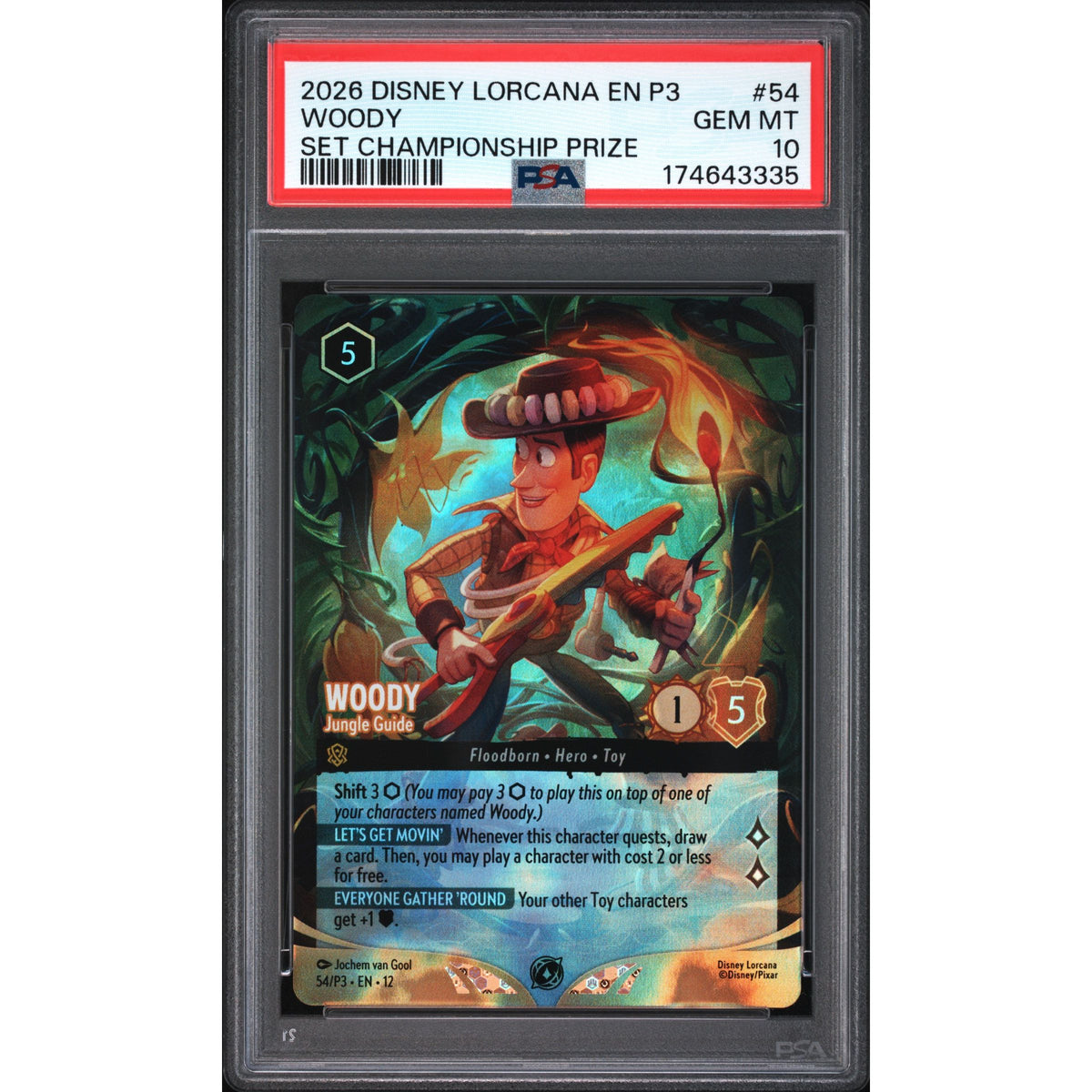 Lorcana: Woody #54 PSA 10-174643335