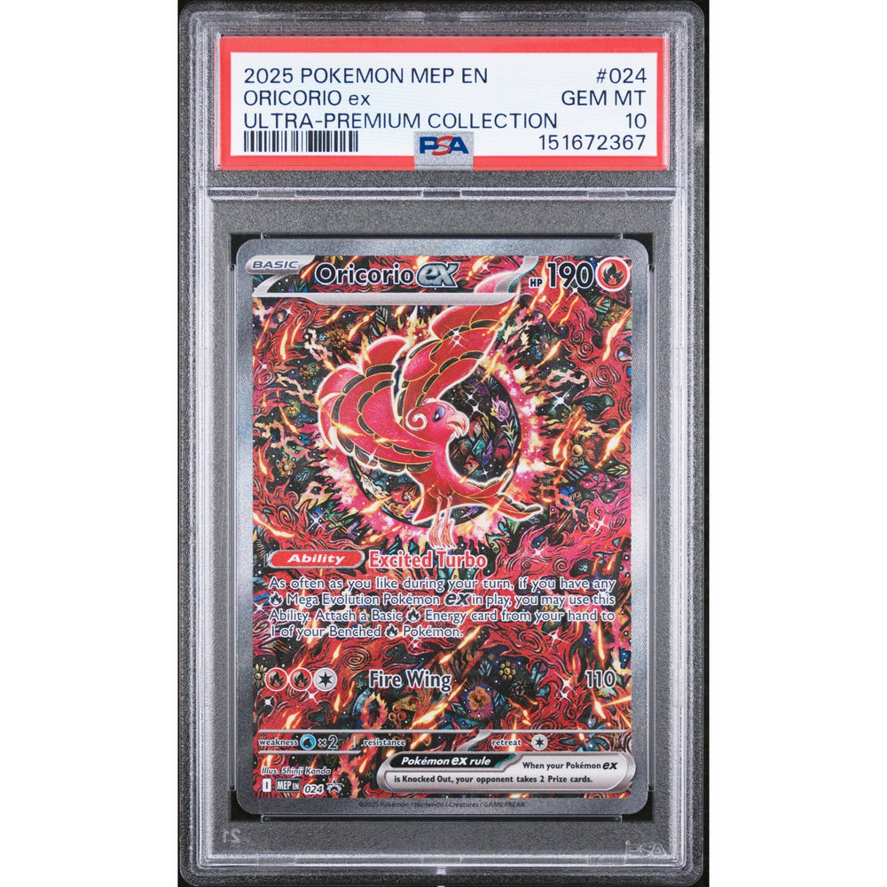 Pokémon TCG: Oricorio Ex #024 PSA 10
