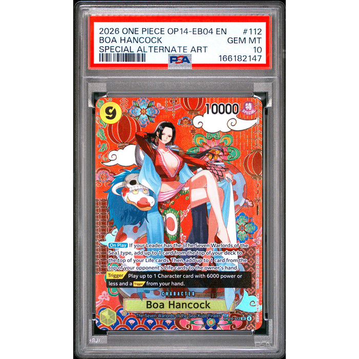 One Piece TCG: Boa Hancock #112 PSA 10-166182147
