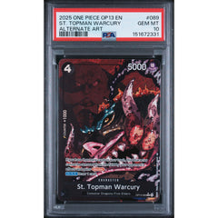 One Piece TCG: St. Topman Warcury #089 PSA 10