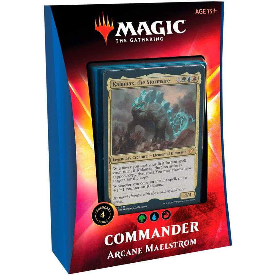 The Magic the Gathering: Commander 2020 (Ikoria: Lair of Behemoths) - Commander Deck Bundle by Wizards of the Coast includes preconstructed decks, perfect for fans and collectors seeking legendary cards in a ready-to-play set.