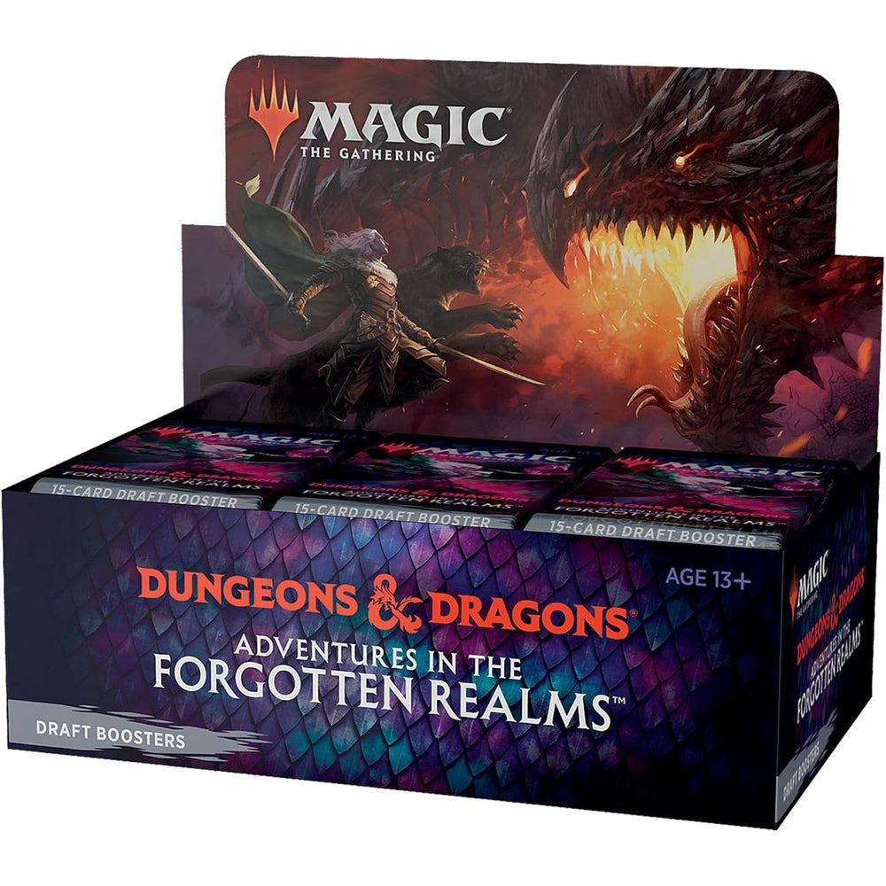 Magic the Gathering: D&D Adventures in the Forgotten Realms Draft Booster Display