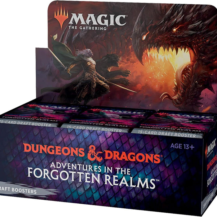 Magic the Gathering: D&D Adventures in the Forgotten Realms Draft Booster Display