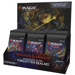 Magic the Gathering: D&D Adventures in The Forgotten Realms Set Booster Display