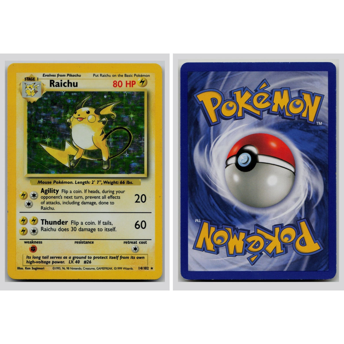 Pokémon TCG, Raichu (Base Set #14)