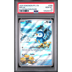 Pokémon TCG: Piplup #098 PSA 10 - Phantasmal Flames