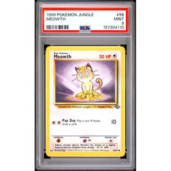 Pokémon TCG: Meowth #56 PSA 9 - Jungle
